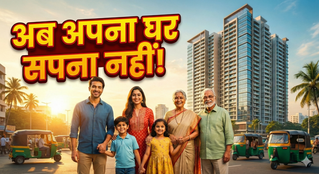 1 BHK, 1.5 BHK और 2 BHK फ्लैट्स ₹36.75 लाख से, Naigaon ईस्ट