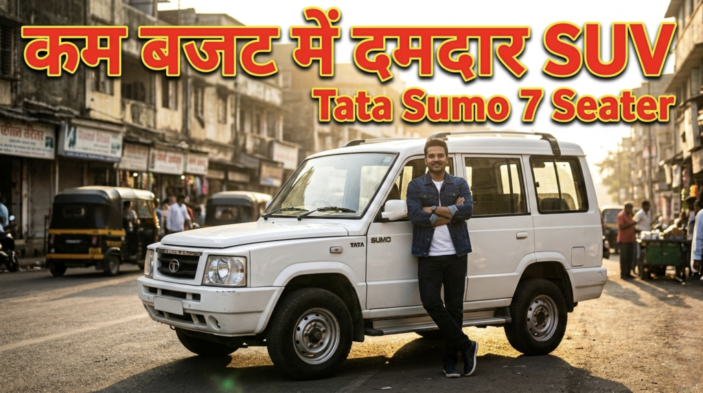 Tata Sumo 7-सीटर: दमदार परफॉर्मेंस और फैमिली के लिए परफेक्ट SUV