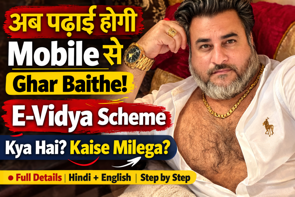 E-Vidya Scheme – Digital Education Mission | ई-विद्या योजना: डिजिटल शिक्षा का नया युग
