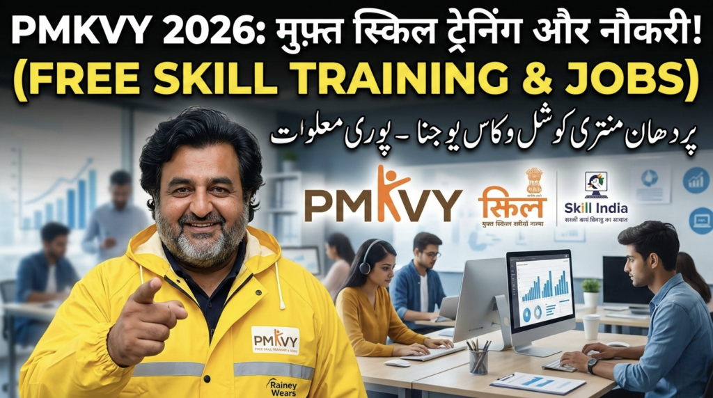 Pradhan Mantri Kaushal Vikas Yojana (PMKVY) – फ्री स्किल ट्रेनिंग योजना 2026 पूरी जानकारी